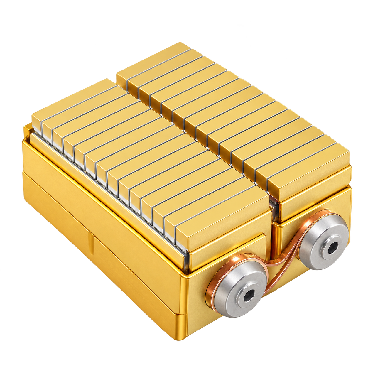 C1054 double-row diode laser stack, isolated studio render