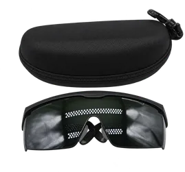 Laser safety glasses with protective case